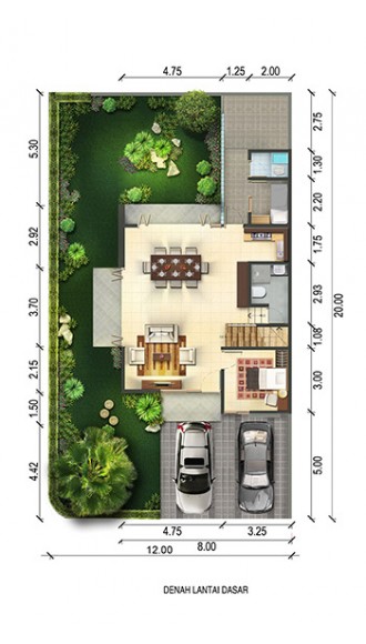 FLOOR 1 - TYPE 12 x 20